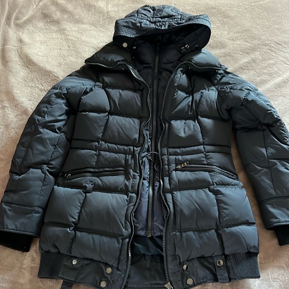 Pajar Women’s Puffer Jacket Parka  Large Navy - Picture 1 of 9